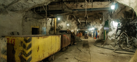 Обложка: Учебный подземный полигон на Кировском руднике