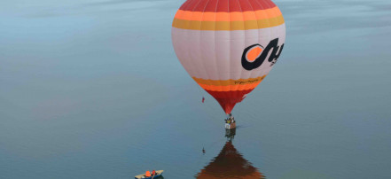 Обложка: Полет на воздушном шаре в составе группы в Переславле-Залесском