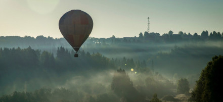 Обложка: Индивидуальный полет на воздушном шаре в Московской области