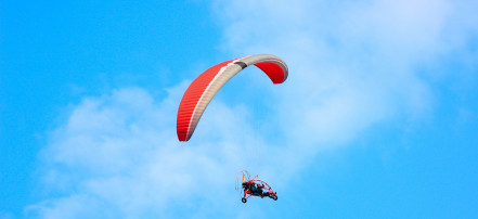 Обложка: Полет на паралете SKYBIKE в Красноярске