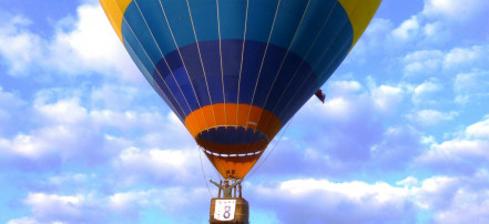 Обложка: Индивидуальный полет на воздушном шаре «Виктория» из Уссурийска