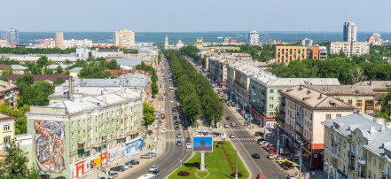 Обложка: Пешая экскурсия по Сибирской улице и Комсомольскому проспекту в Перми
