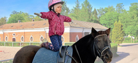 Обложка: Детская экскурсия «В гости к лошадкам» по конному клубу в Саратове с прогулкой на лошадях