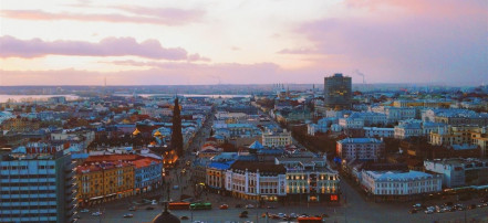 Обложка: Вертолетная площадка «Гранд Отель Казань»