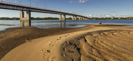 Обложка: Краснофлотский мост в Архангельске