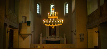 Обложка: Лютеранская кирха Святого Петра в Печорах