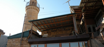 Обложка: Мечеть с минаретом  в селении Согратль