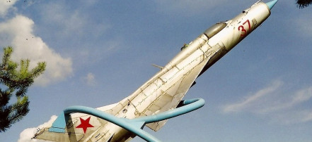 Обложка: Памятник «Самолет МИГ-21»