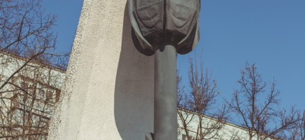 Обложка: Памятник «Черный тюльпан»