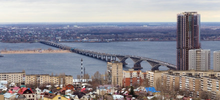 Обложка: Саратовский мост
