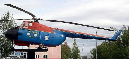 Обложка: Памятник-вертолёт «МИ-4»