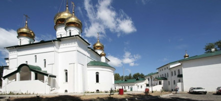 Обложка: Пермский Богоявленский мужской монастырь в Верхней Курье