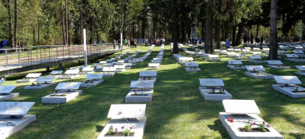 Обложка: Воинский мемориал на Северном кладбище
