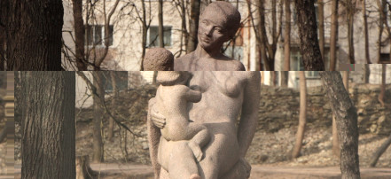 Обложка: Скульптура «Мать и дитя»