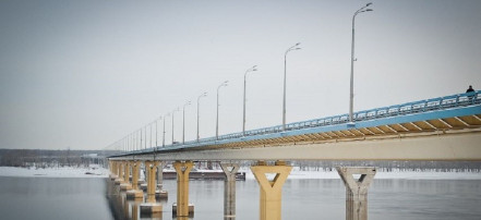 Обложка: Волгоградский «танцующий» мост