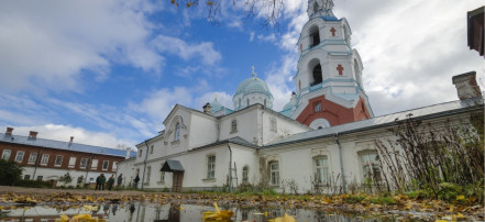 Обложка: Храм Успения Пресвятой Богородицы в Валаамском монастыре