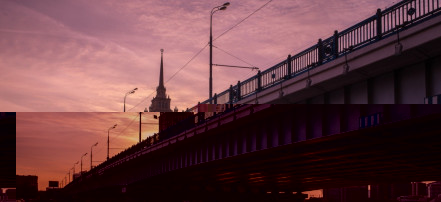 Обложка: Новоарбатский мост