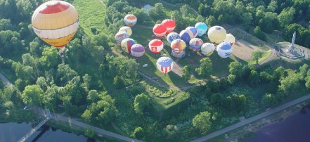 Обложка: Полеты на воздушных шарах в клубе воздухоплавания города Жуковского