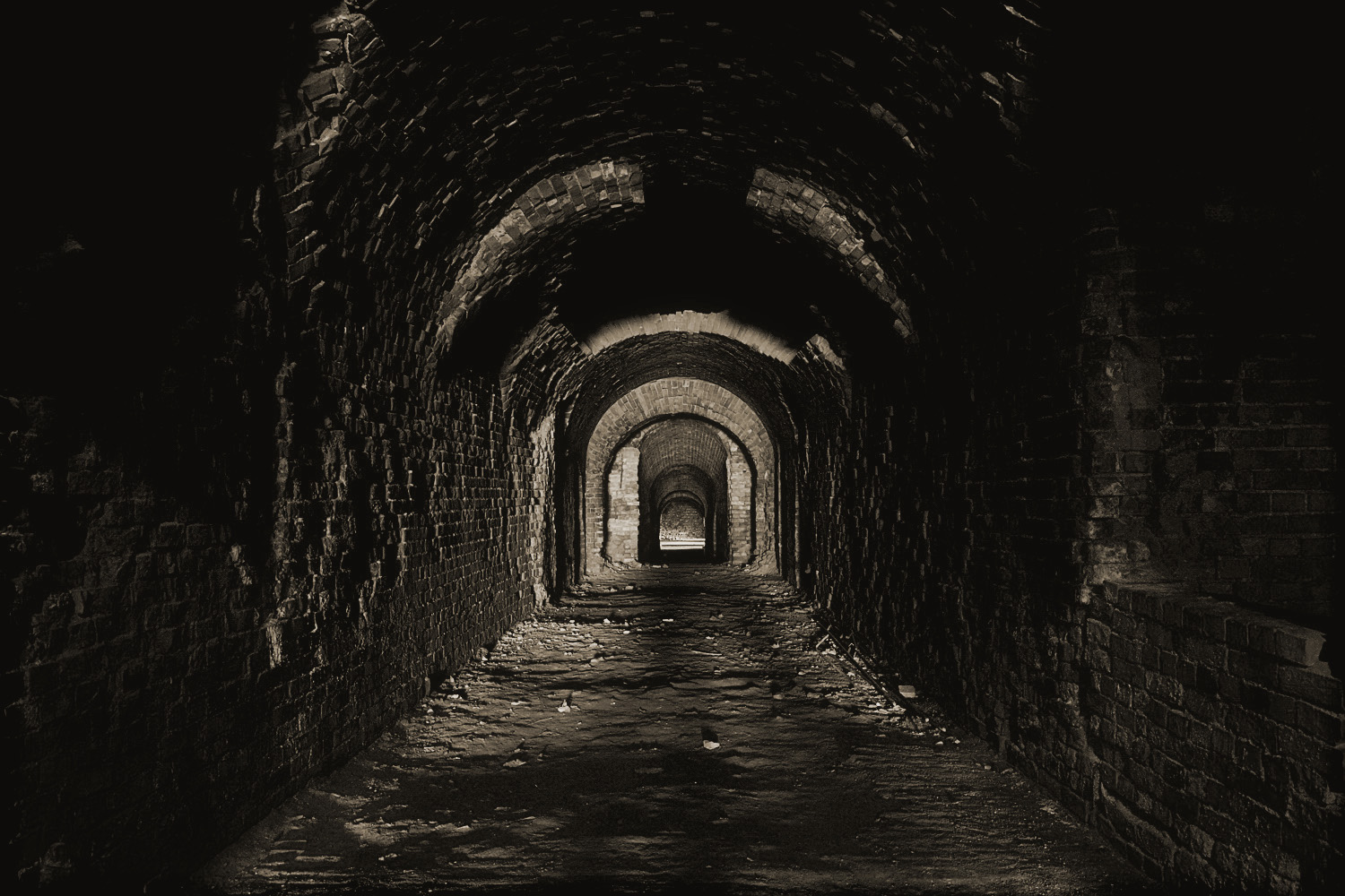 Подземный туннель в Кёнигсберге