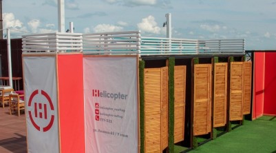 Helicopter rooftop