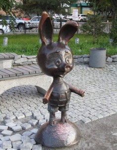 Скульптурная аллея героев советских мультфильмов