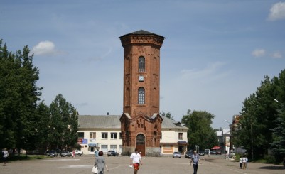 Водонапорная башня в Старой Руссе
