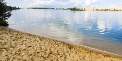 Пляж на Силикатном озере (ЗКПД)