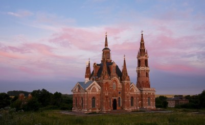 Знаменский храм в Вешаловке