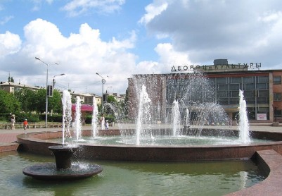 Светомузыкальный фонтан в Камышине