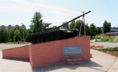 Танк Т-72 в г. Ельце