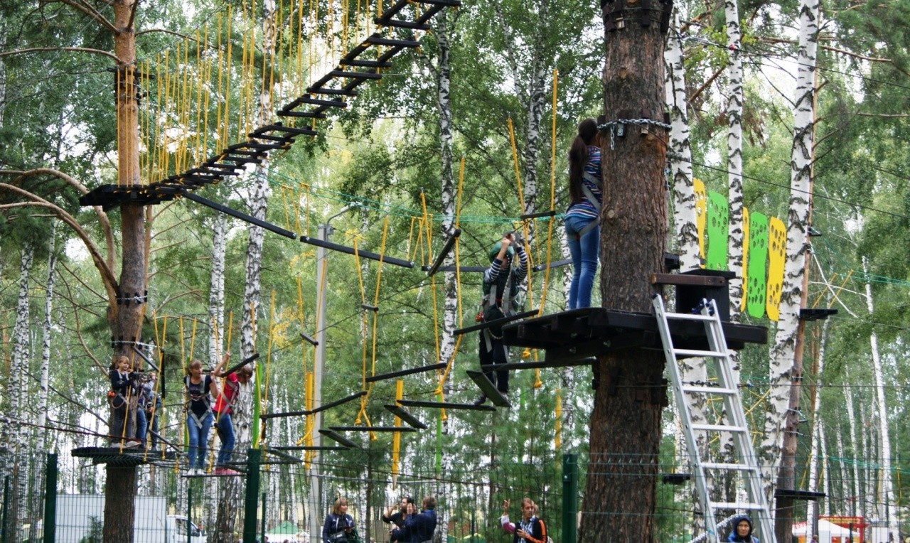 Экстрим-парк в сельском парке «Околица» в Томской области — фото, описание  на GoRu