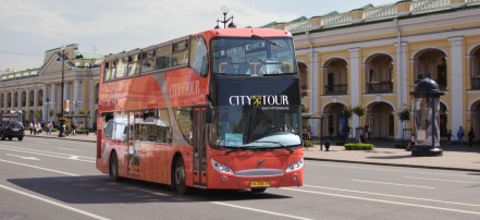 Обзорная экскурсия на двухэтажном автобусе по Санкт-Петербургу в формате «Hop on/Hop off»