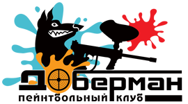 Логотип: Пейнтбольный клуб «Доберман»