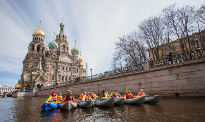 Катание на байдарках «Реки и каналы Санкт-Петербурга — исторический центр»