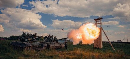Эксклюзивная боевая поездка на танке Т-80 в Москве: Фото 5