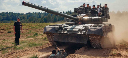 Эксклюзивная боевая поездка на танке Т-80 в Москве: Фото 7