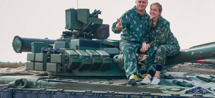 Эксклюзивная боевая поездка на танке Т-80 в Москве: Фото 13