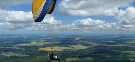 Полет на параплане с мотором на высоту до 1000 метров в Санкт-Петербурге: Фото 2