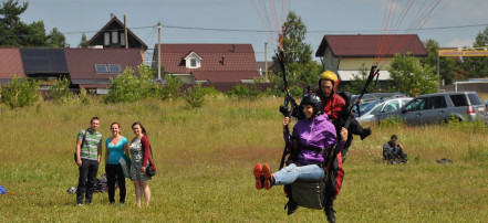 Полет на параплане в тандеме с инструктором на высоту до 400 метров в Санкт-Петербурге: Фото 6