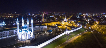 Обложка: «Казань зажигает огни» — ночная экскурсия по городу