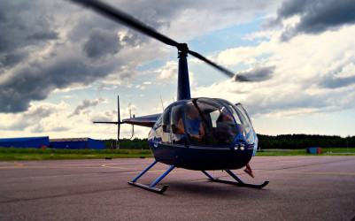 Полет на вертолете Robinson R-44 в Красноярске