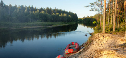 Сплав на рафтах и байдарках по реке Лух на три дня из Нижнего Новгорода: Фото 4