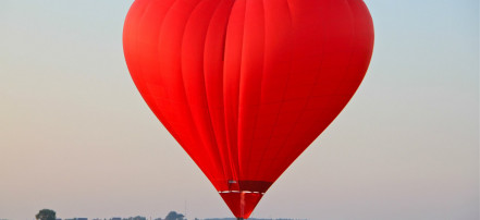 Романтический полет на воздушном шаре «Сердце» в Уссурийске: Фото 3